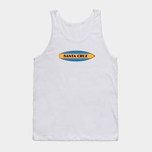 Surf City Santa Cruz Logo Simple Surf Board Lite Tank Top